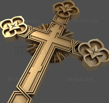 3D model Cross, 3d stl model for cnc machine tool (STL)